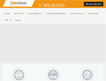 Tablet Screenshot of metrostrata.com.au